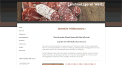 Desktop Screenshot of metzgerei-weitz.de